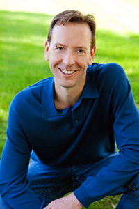 Glamour shot showing Matthew Klein, founder of Collective2, highly airbrushed to prevent projectile vomiting